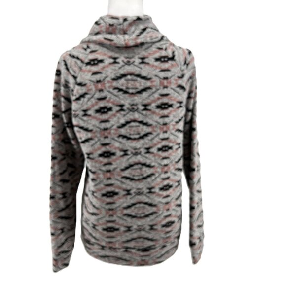 Derek Heart Aztec Cowl Neck Sweater size M  comfy cozy - Picture 3 of 10